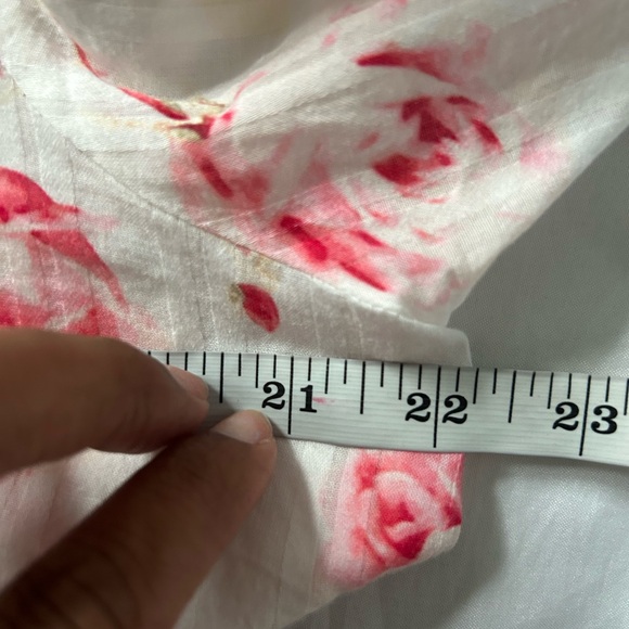 LoveShackFancy Pink Floral Crop Top - Picture 10 of 13